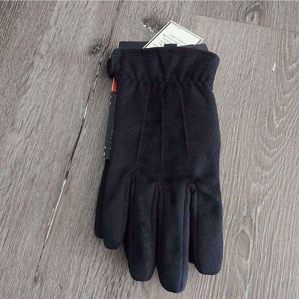ISOTONER SIGNATURE CASUAL SMART TOUCH LEATHER GLOVES SZ LARGE NEW WITH TAG - Picture 2 of 5